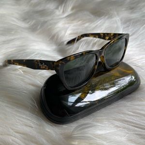 Vintage Ray-Ban W1437 Innerview Yellow Tortoise Shell Sunglasses